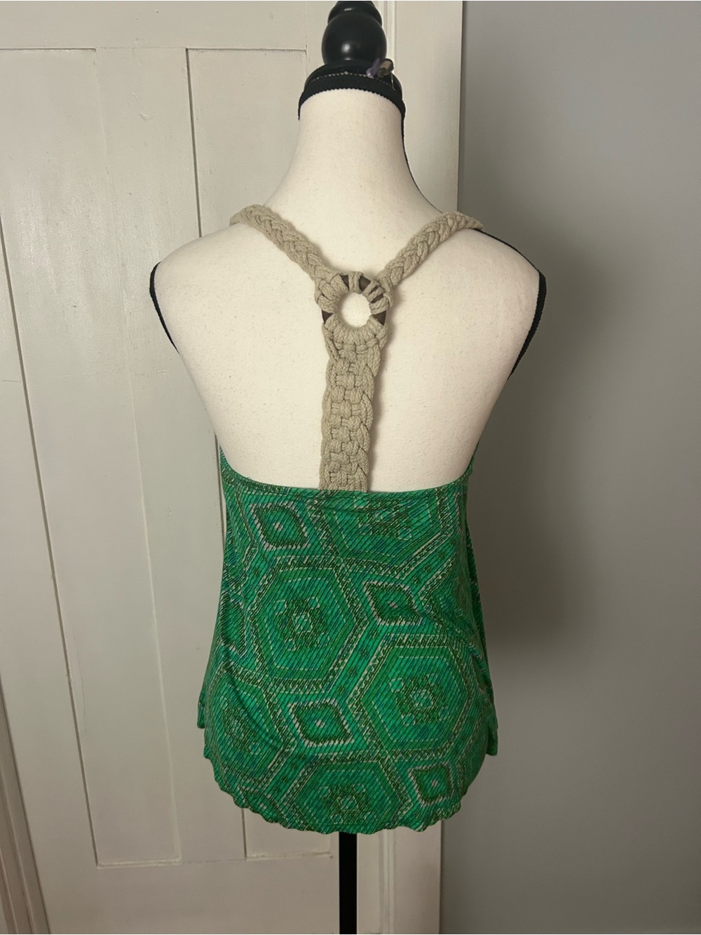 H.I.P. bohemian rope racerback tank top - Picture 3 of 7